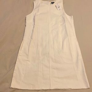 J. Crew white denim dress, perfect for summer/ SOLD
